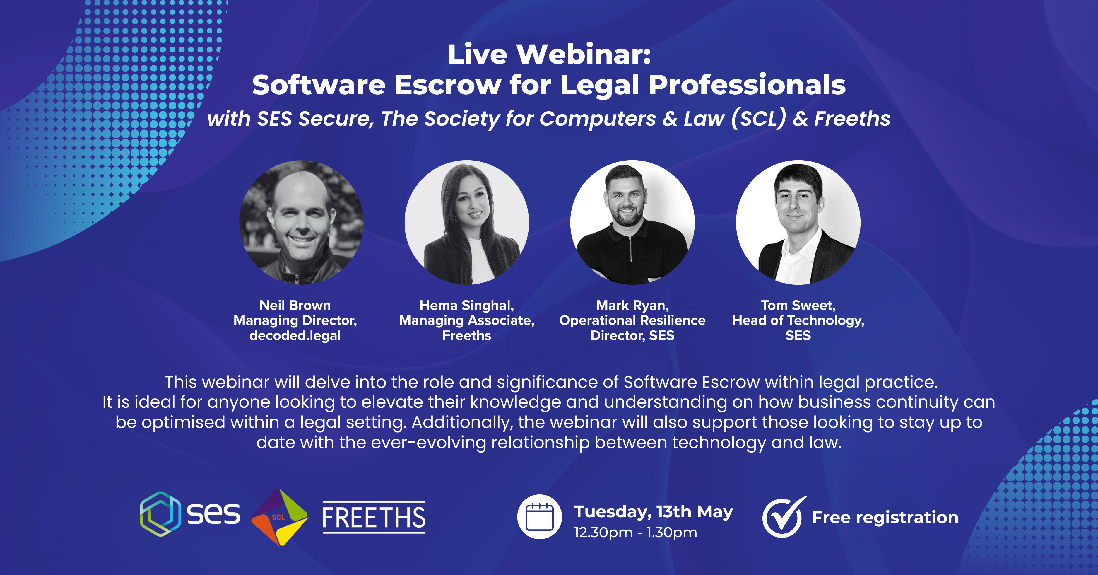 SES Secure webinar - software escrow for legal professionals